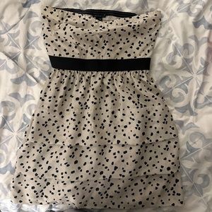 Theory strapless dress